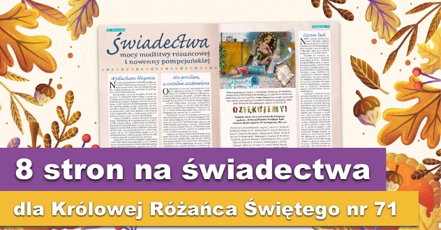 8 stron dla Królowej Różańca Świętego nr 71