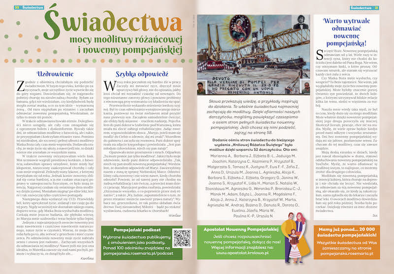 Królowa Różańca Świętego nr 71 świadectwa